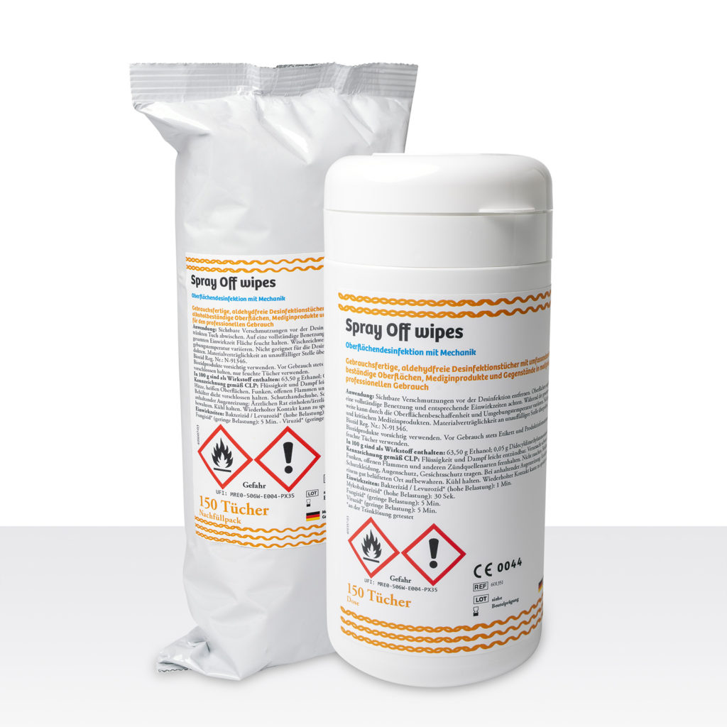 Spray Off wipes - DrDeppe