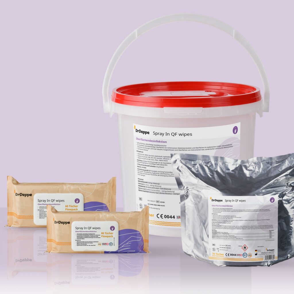 Vorschaubild Spray In QF wipes (Cellulose) Gruppe 60, 70 und 80 Tücher