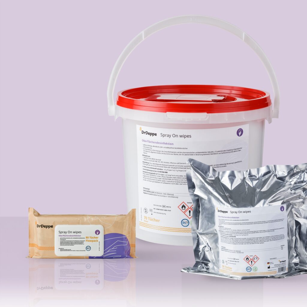 Vorschaubild Spray On wipes (Cellulose) Gruppe 70 und 80 Tücher