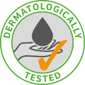 Piktogramm DrDeppe dermatologically tested mit Dateiformat png