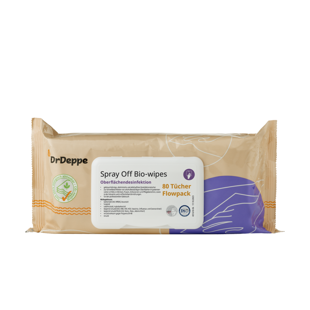 Downloadbild Spray Off Bio-wipes 80 Tücher Flowpack