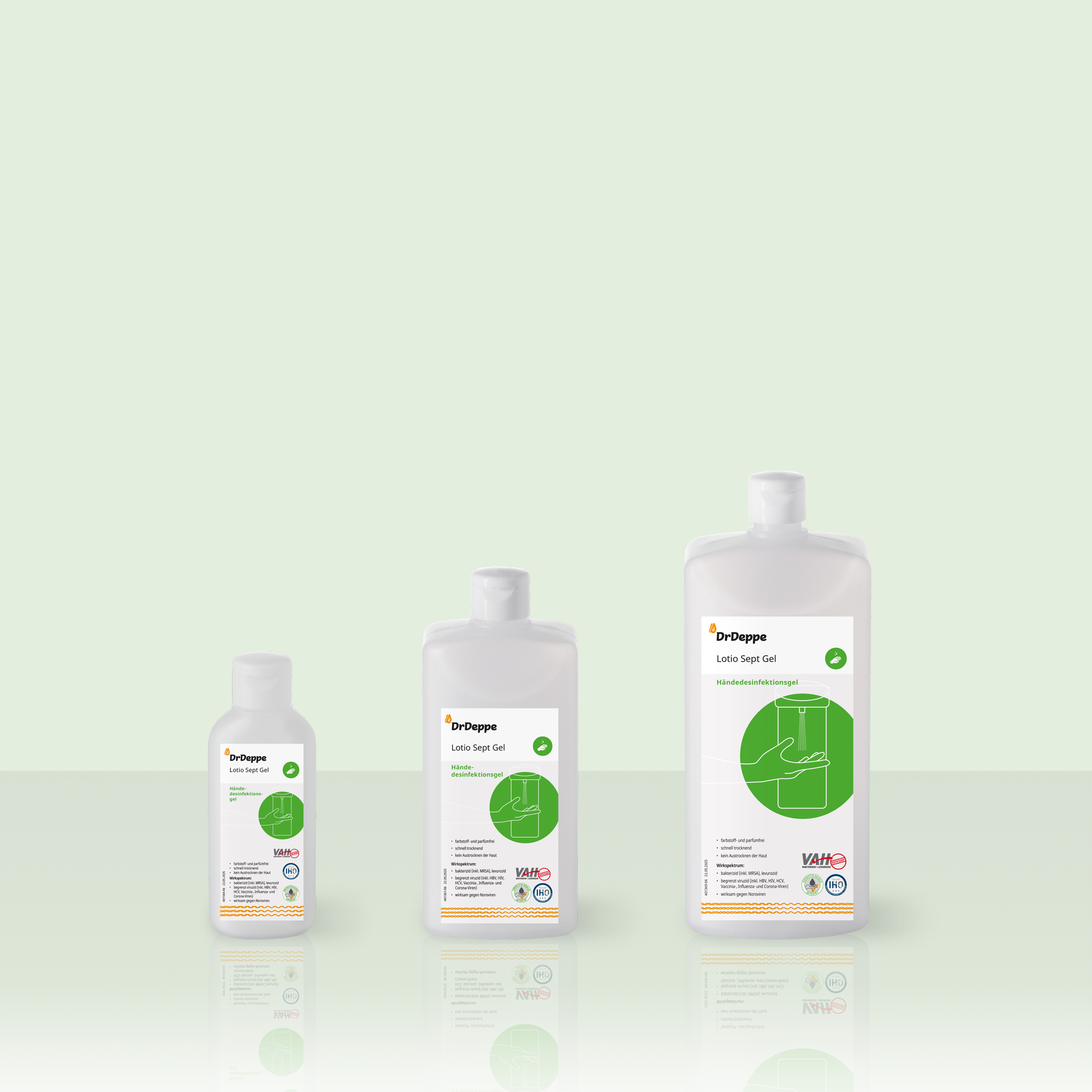 Vorschaubild Lotio Sept Gel Gruppe 100 ml, 500 ml, 1 L