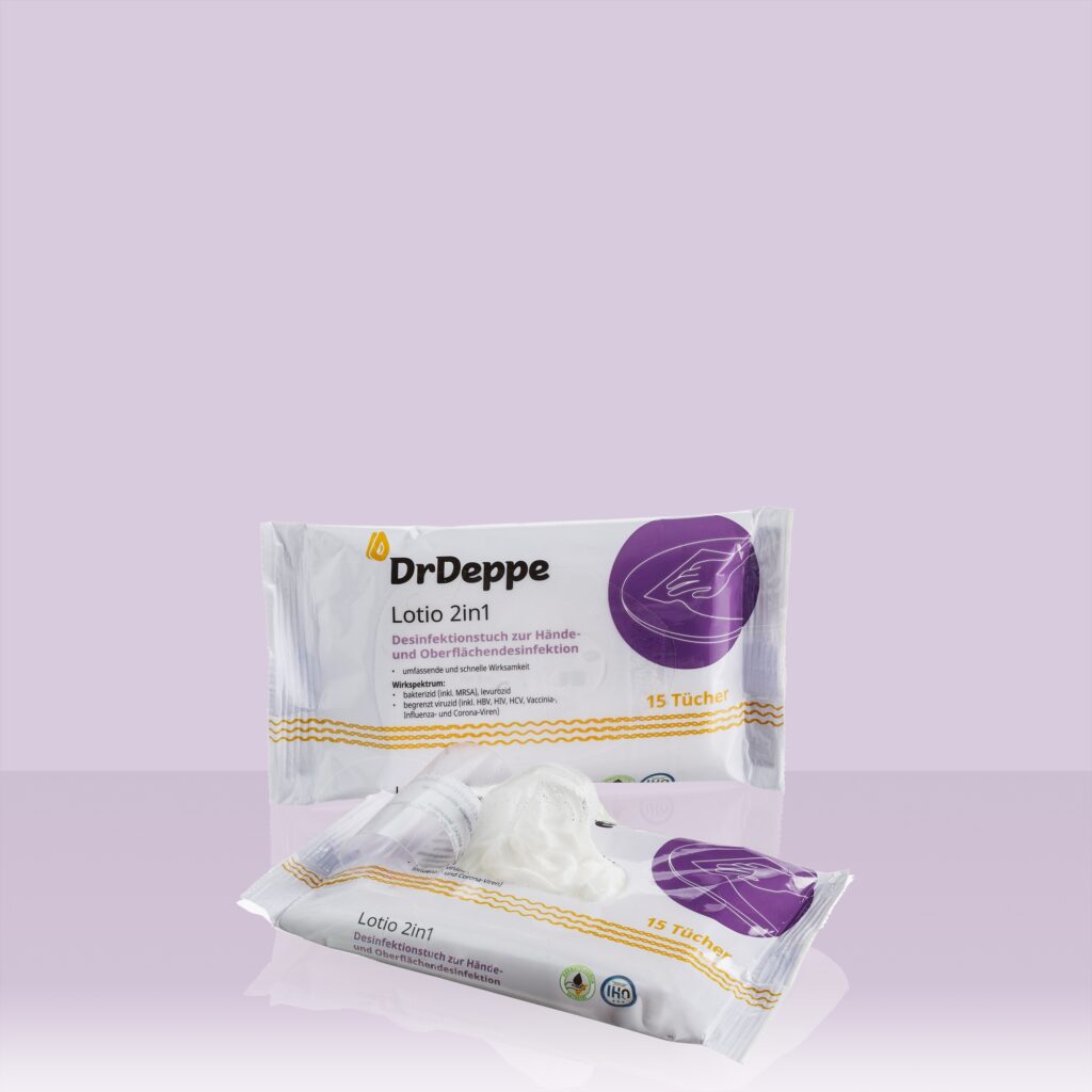 Vorschaubild Lotio 2in1 15 Tücher Mini-Flowpack