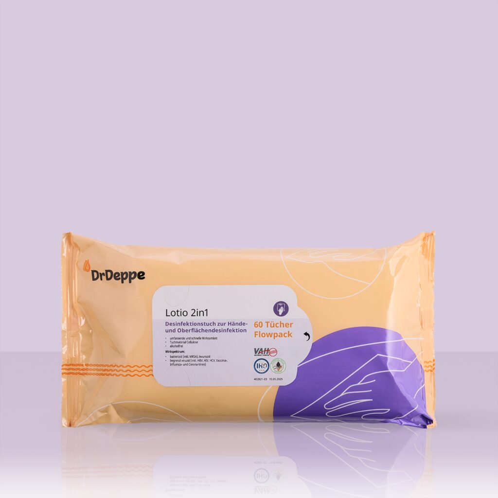 Vorschaubild Lotio 2in1 60 Tücher Flowpack