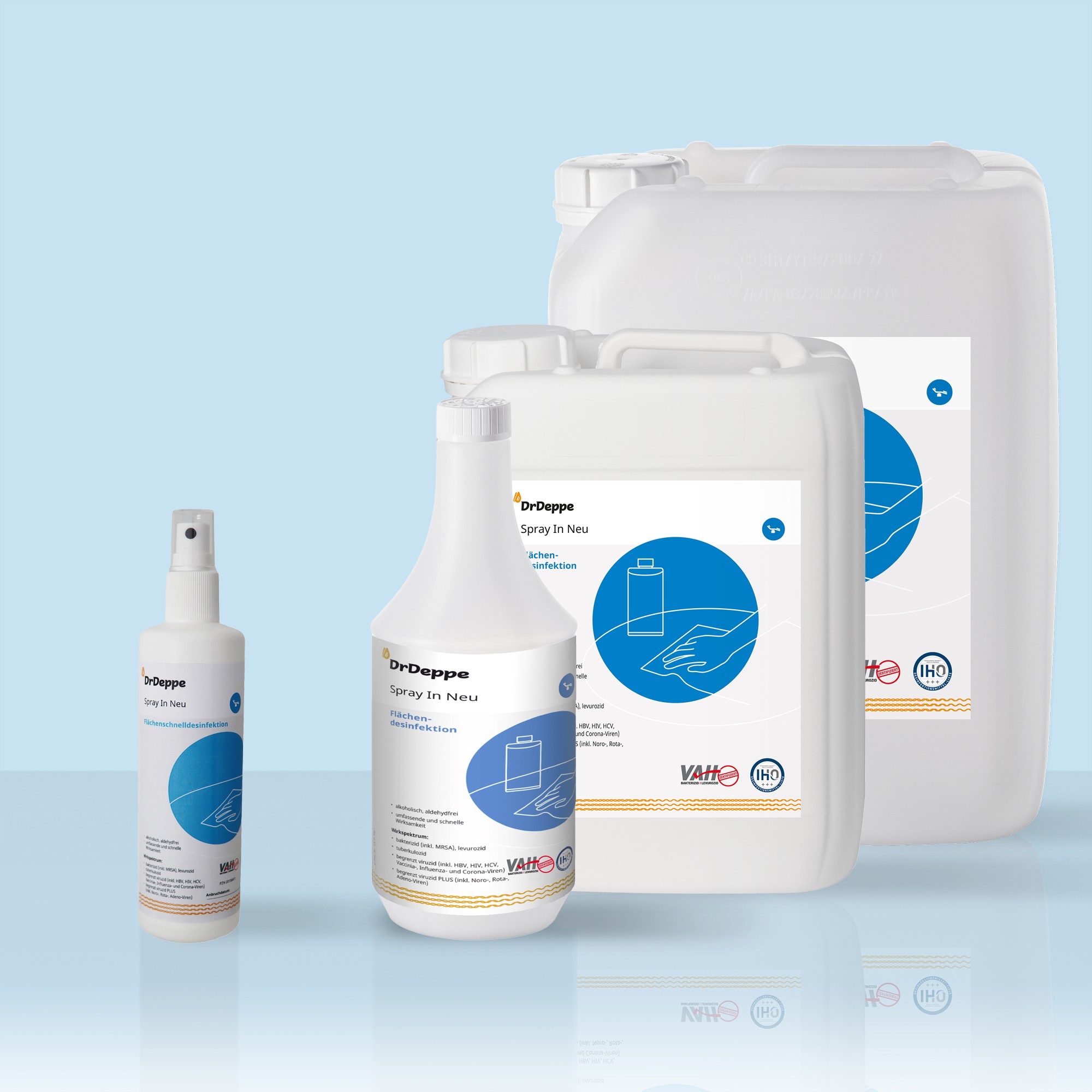 Vorschaubild Gruppe 250 ml, 1 L, 5 L, 10 L