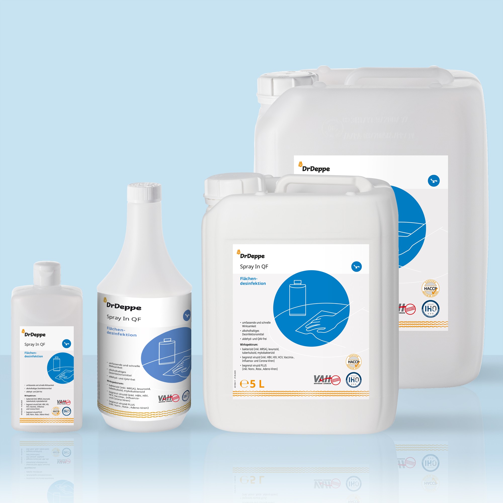 Vorschaubild Spray In QF Gruppe 500 ml, 1 L, 5 L, 10 L