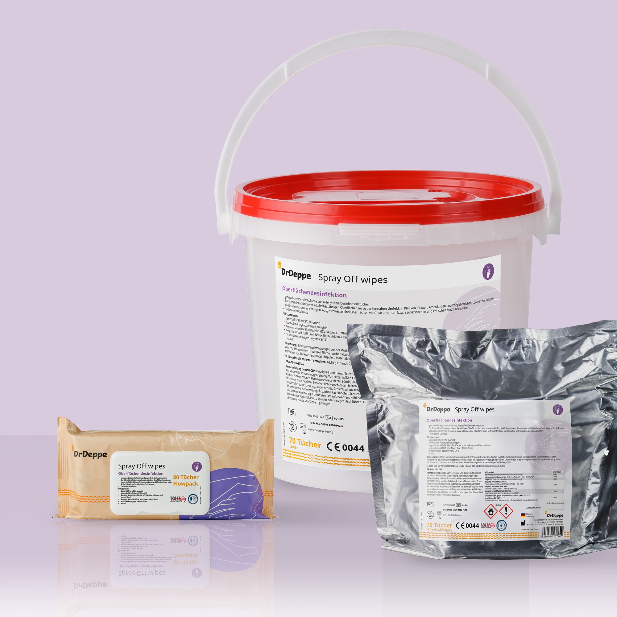 Vorschaubild Spray Off wipes (Cellulose) Gruppe 70 und 80 Tücher