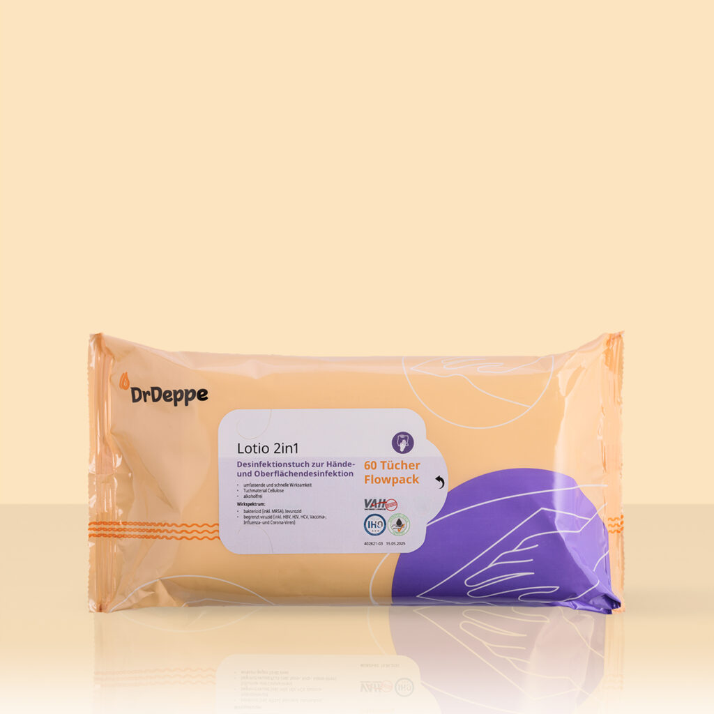 Vorschaubild Lotio 2in1 (Cellulose) 60 Tücher mit Anfasslasche