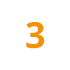 Icon Zahl 3